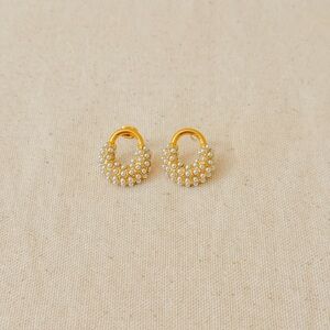 18KGP PEARL STUD
